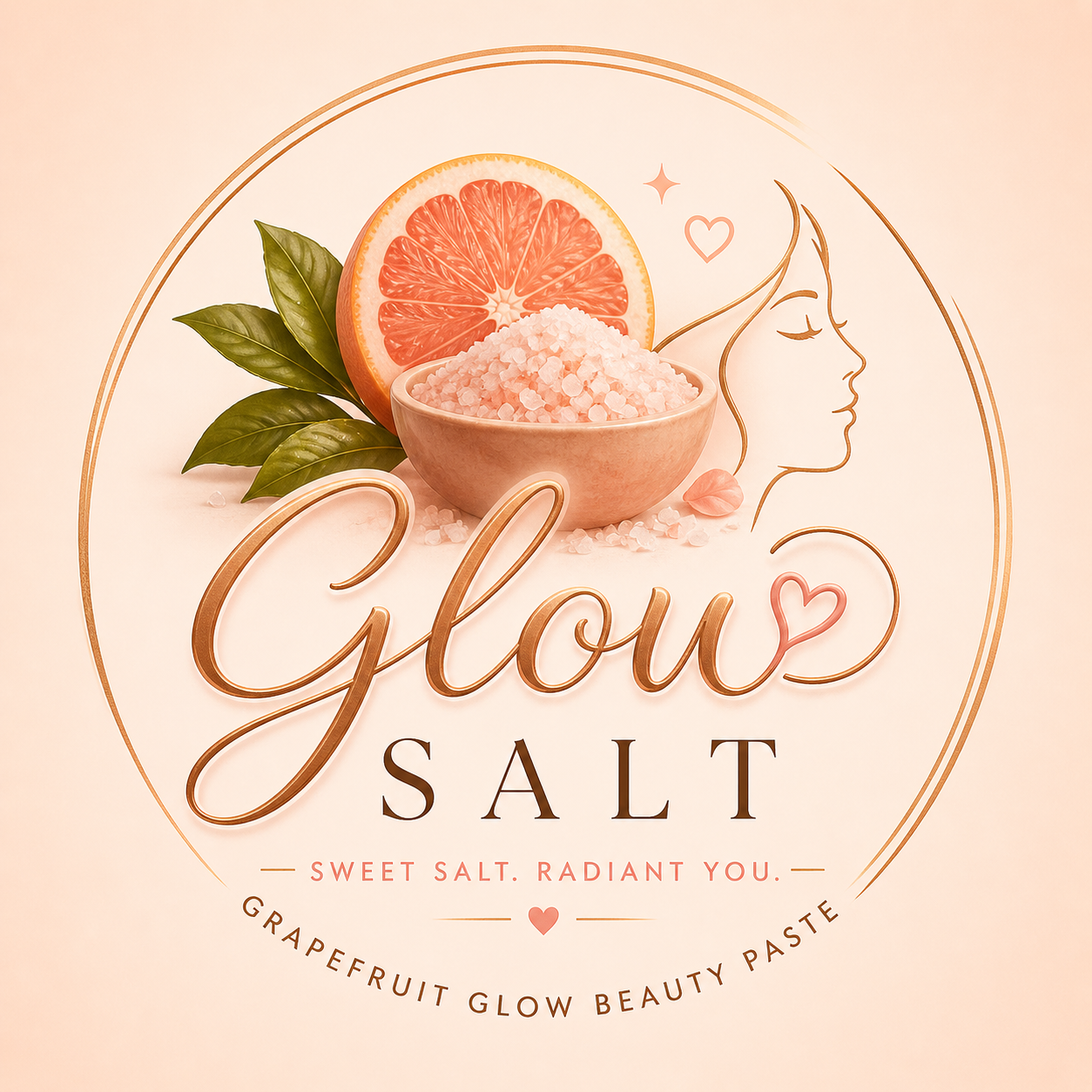 Glow salt Spa facial scrub
