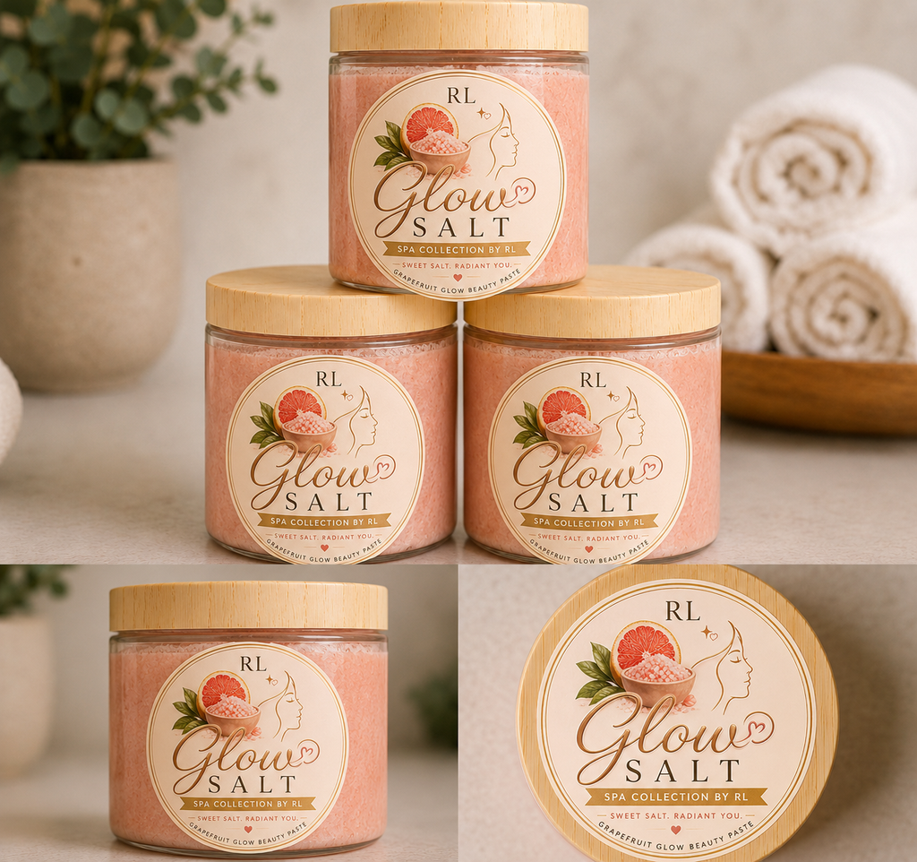 Glow salt Spa facial scrub