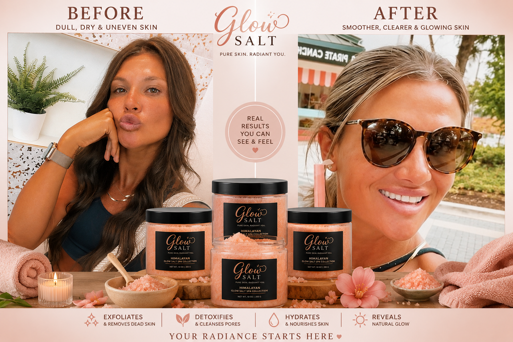 Glow salt Spa facial scrub
